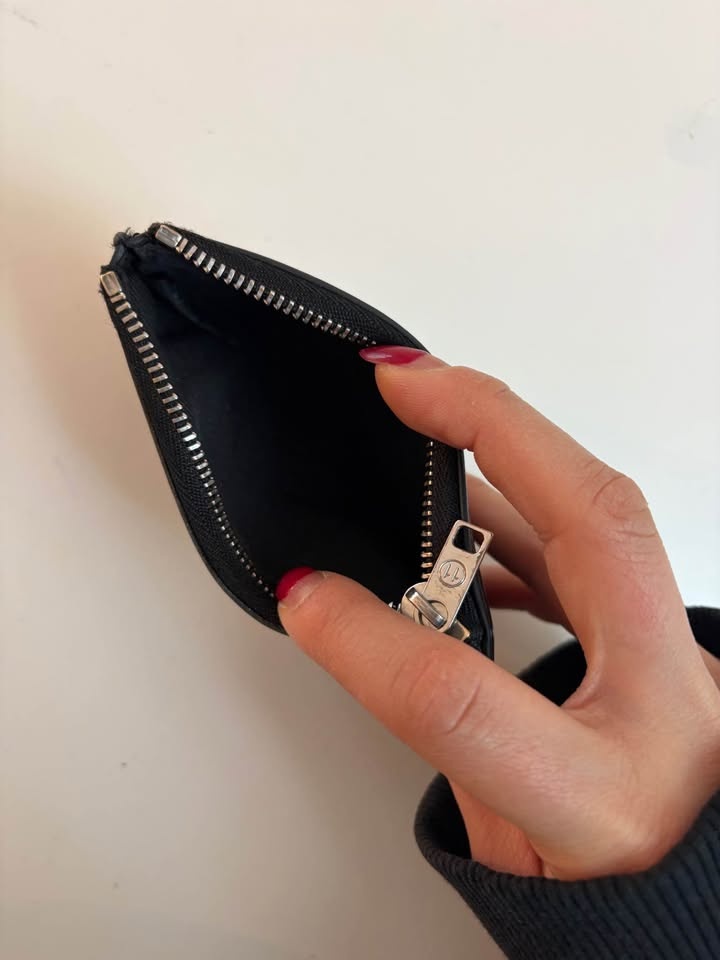 Maison Margiela Black Leather 4 Stitch Card Holder Wallet - photo 3