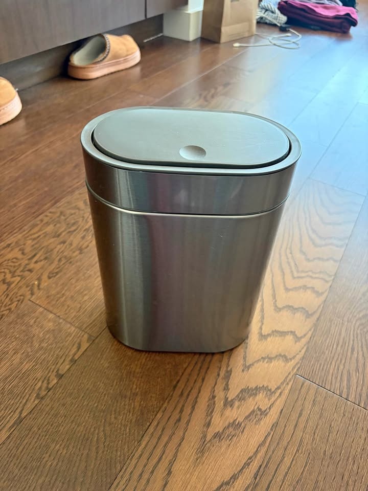 IKEA Stainless Steel Trash Can