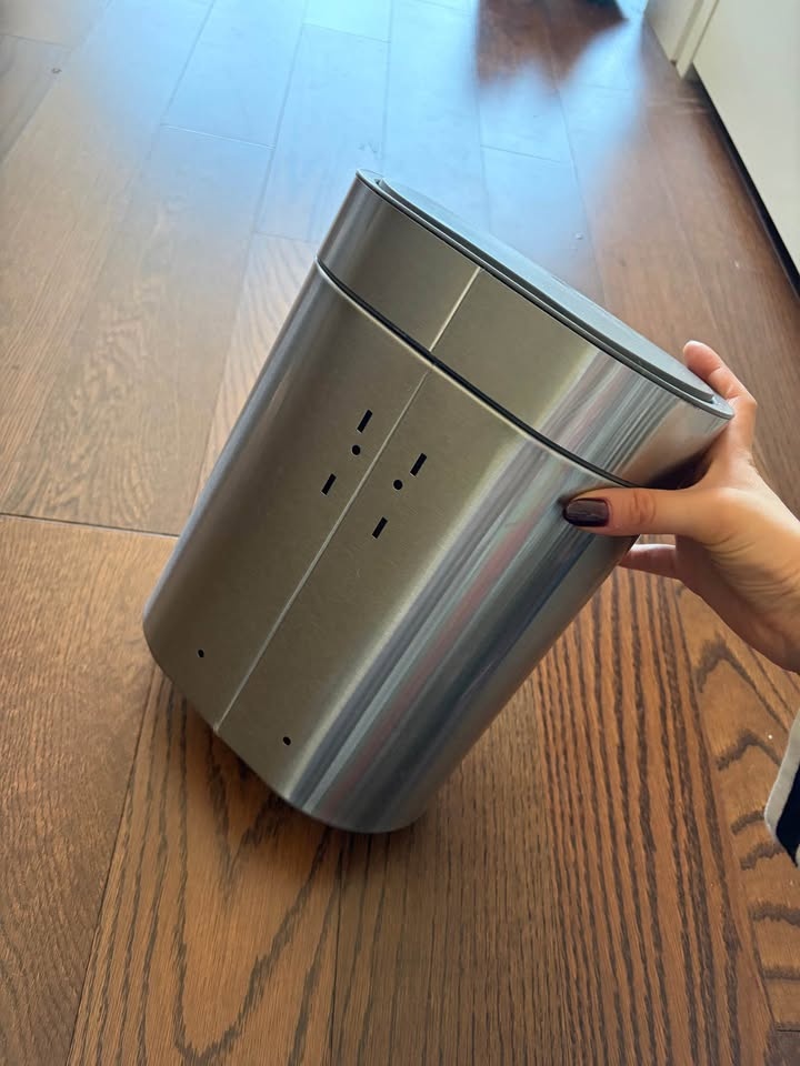 IKEA Stainless Steel Trash Can - photo 2