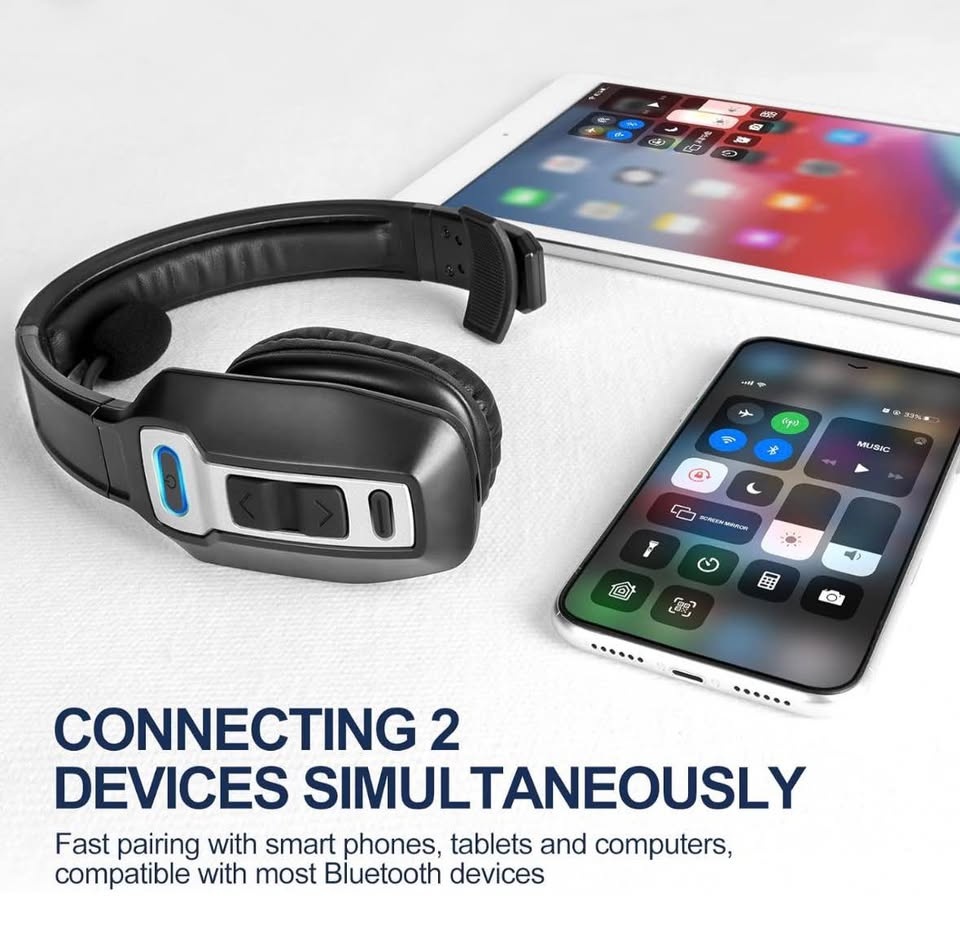 Bluetooth Wireless Call Headset – Excellent Battery & Clear Mic - photo 4