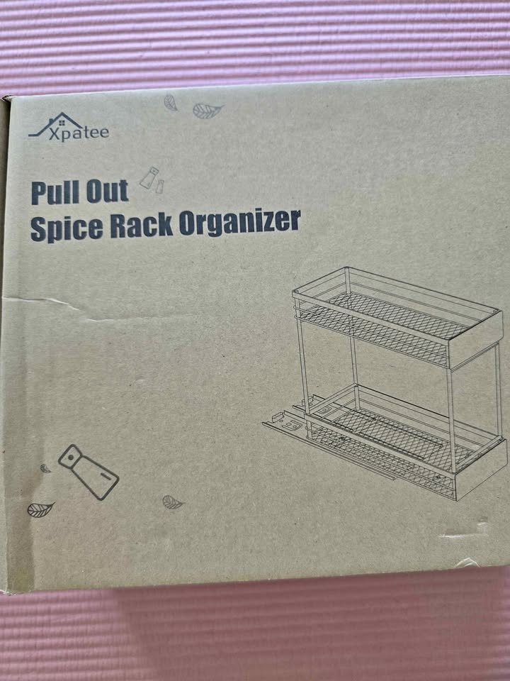 Xpatee Pull Out Spice Rack Organizer (Set of 2)