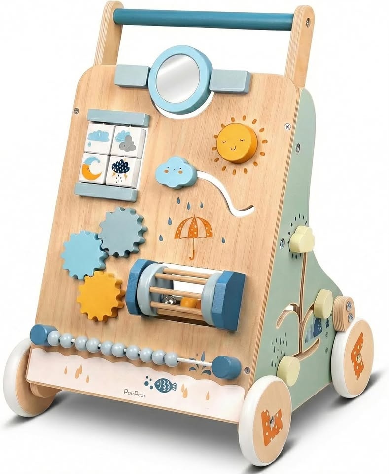 MONTESSORI WOOD BABY ACTIVITY WALKER - photo 2