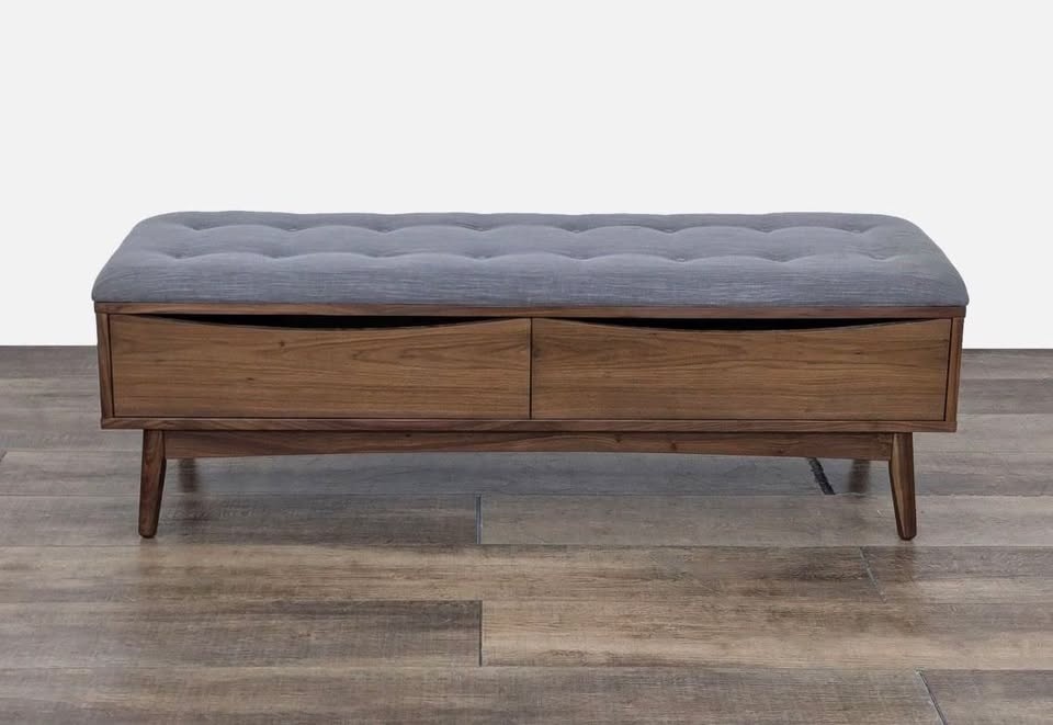 LIKE NEW *DISCONTINUED* ARTICLE CULLA MID-CENTURY MODERN WALNUT - photo 3