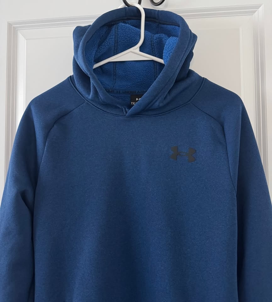 Under Armour Boys' Fleece Pro Hoodie ~ YXL 🧡 - photo 2