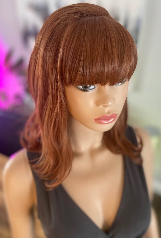 NWOT Retro 60s 70s Beehive Wig - Ginger/Rust Synthetic Wig 2260 - photo 2