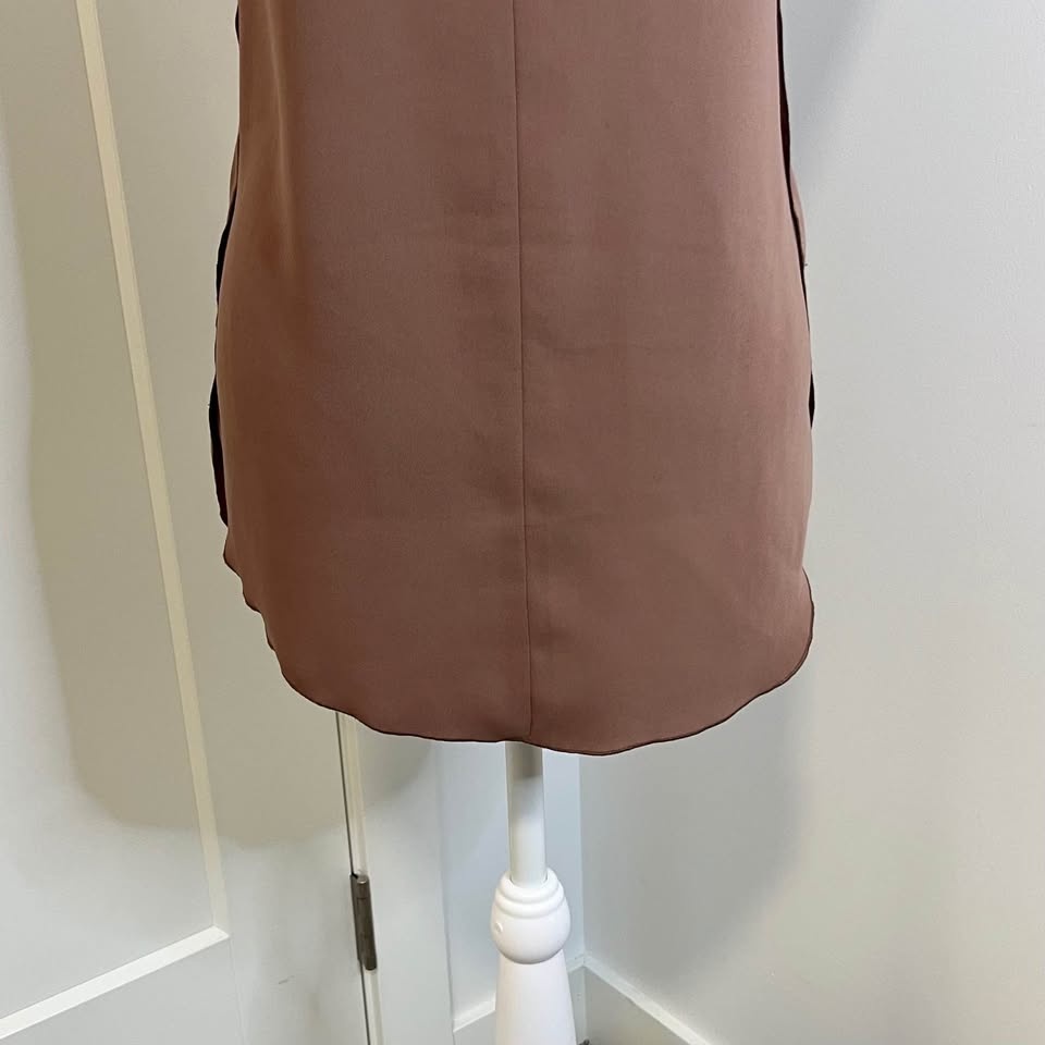 BABATON Brown Sleeveless Blouse Top from Aritzia - Size XXS - photo 5