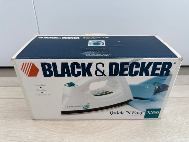 Black and Decker Quick n Easy Iron