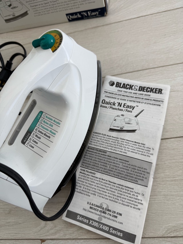 Black and Decker Quick n Easy Iron - photo 5
