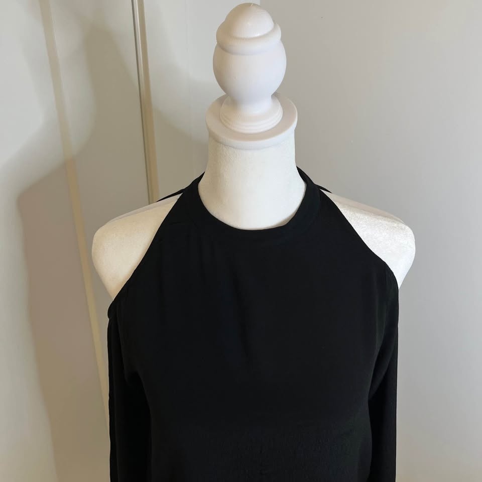 Wilfred Free Long Sleeve Blouse with Shoulder Cutouts - Size S - photo 2