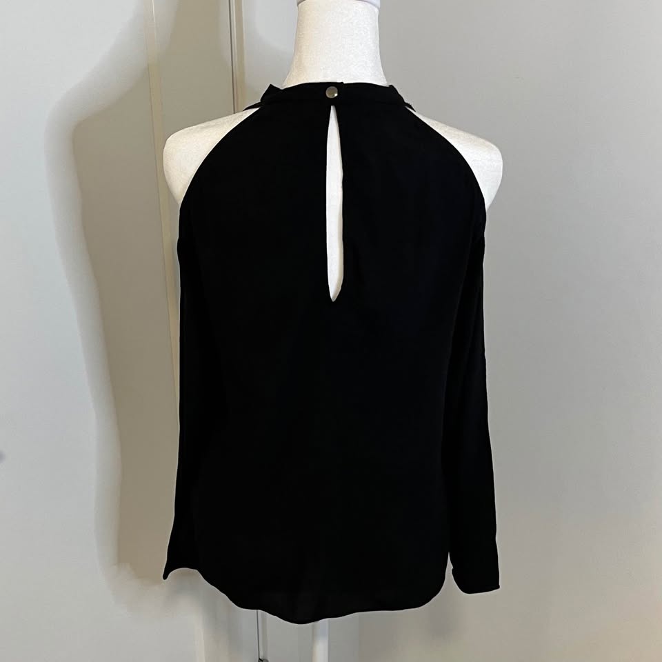 Wilfred Free Long Sleeve Blouse with Shoulder Cutouts - Size S - photo 4