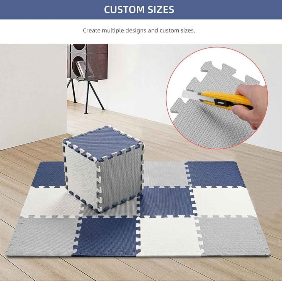 Baby Play Mat, 0.39" Thin 18 pcs Puzzle - photo 4