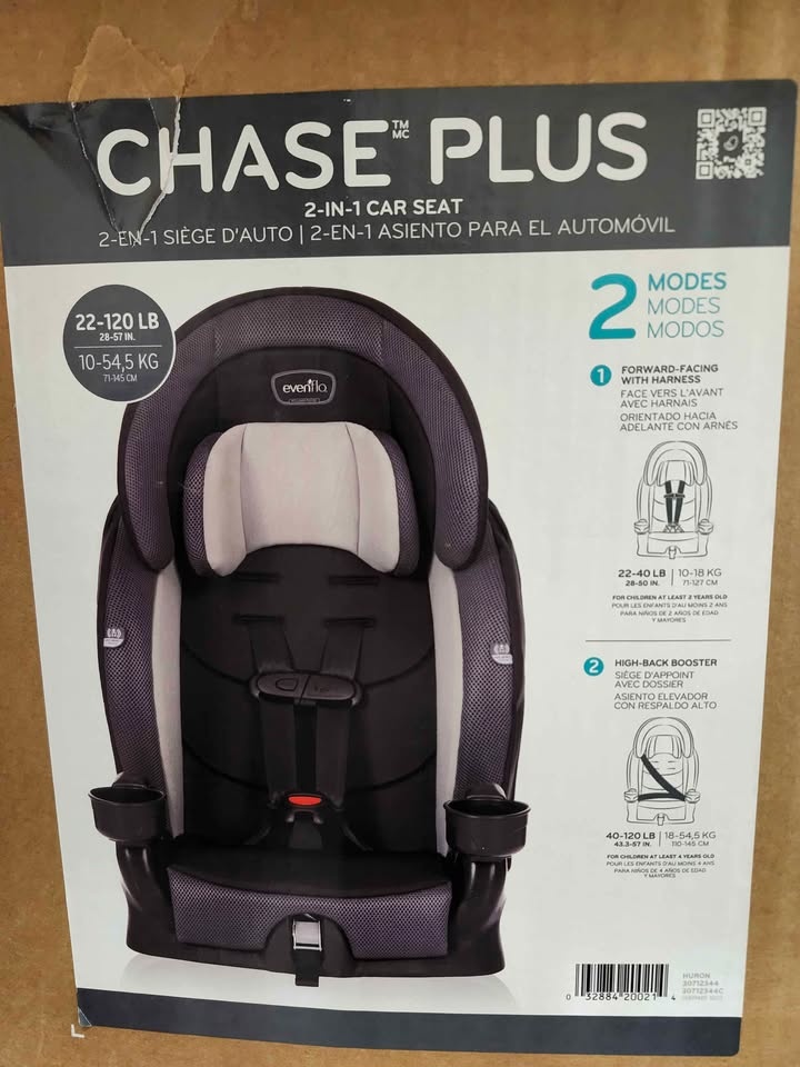 Evenflo Chase Plus 2-In-1 Booster Car Seat (Huron) - photo 4