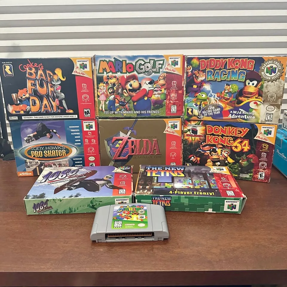 🎮 Nintendo 64 Games Lot – CIB, Manuals & Inserts – Rare Titles 🎮