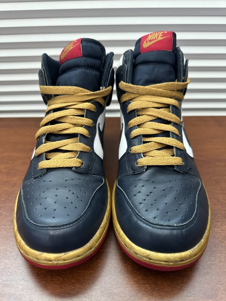 👟 Nike Dunk High White Dark Obsidian Gold – Size 8 👟 - photo 4