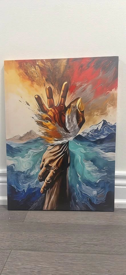 *Rising Spirit* Wall Art Piece Depicting Divine Intervention