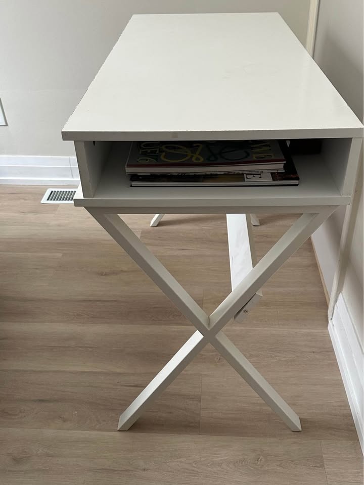 White Desk – Compact Size – $30 - photo 2
