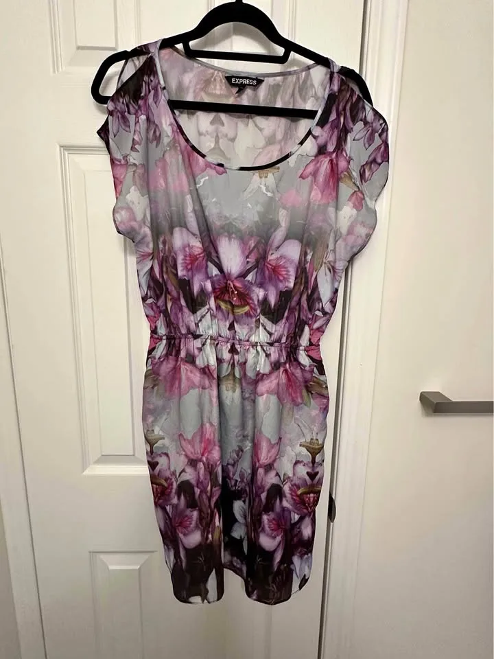 Purple Floral Dress thumbnail