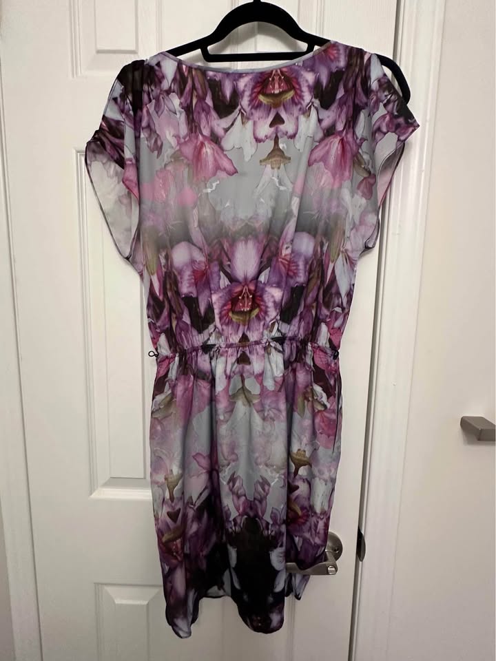 Purple Floral Dress - photo 3