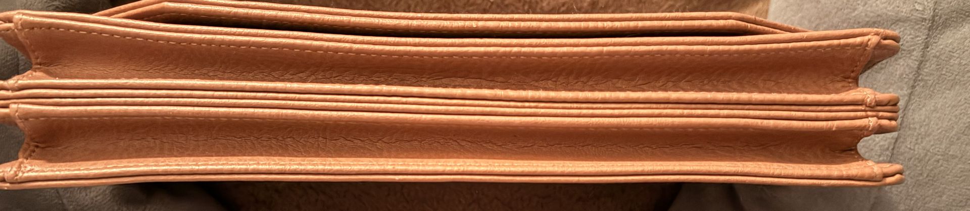 Matt & Nat Abiko Fold-Over Vegan Clutch "Clay" - New - photo 3