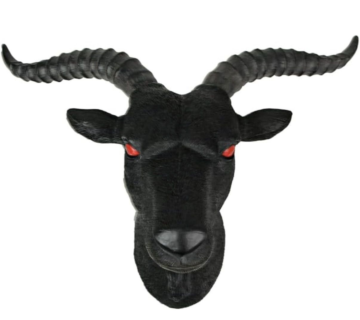 Baphomet Goat Head Bust Resin Wall Sculpture