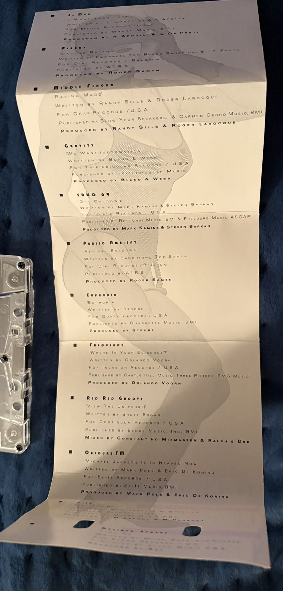 1992 This Is Techno Volume 2 Cassette Tape - photo 5