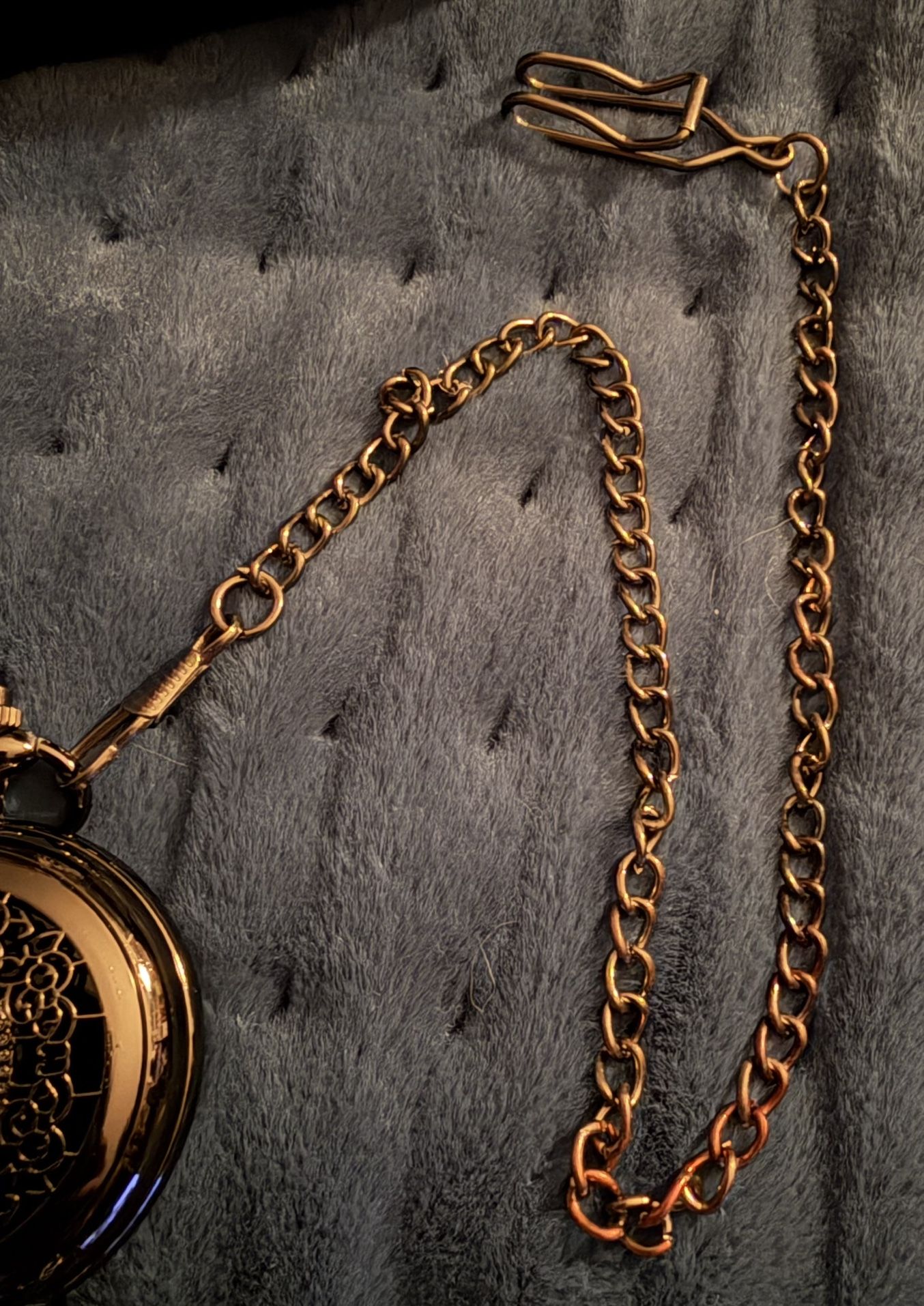 Scrying Mirror Pocket “Watch” Obsidian-Infused - photo 4