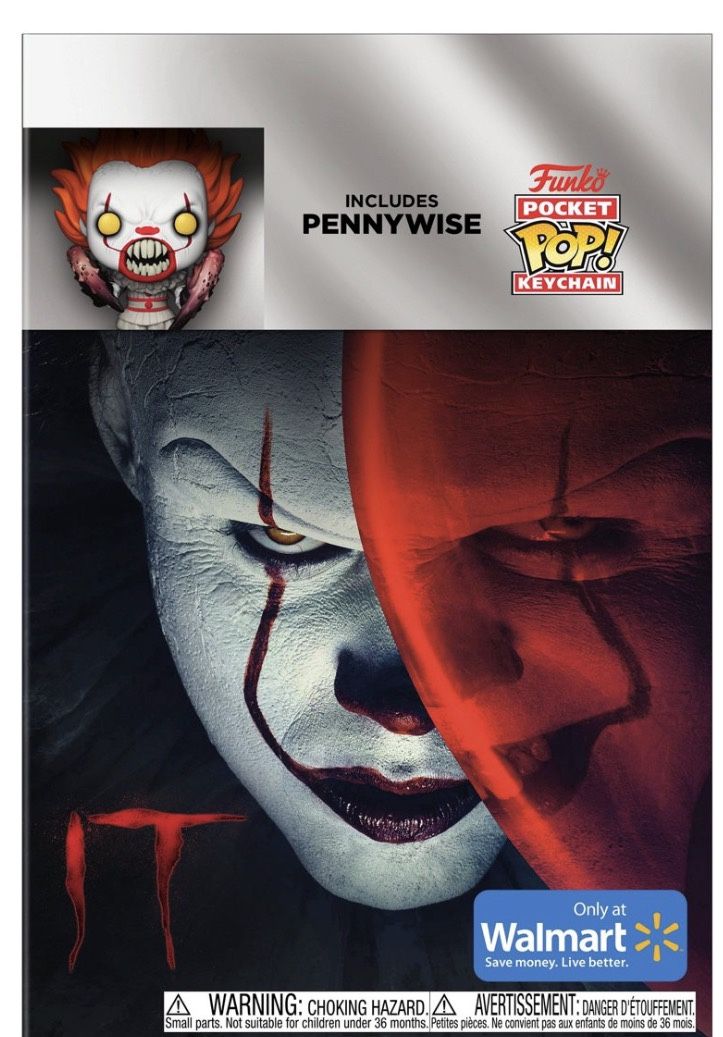 IT 2017 Collector's Edition DVD Gift Set w/ Pennywise Funko Pop