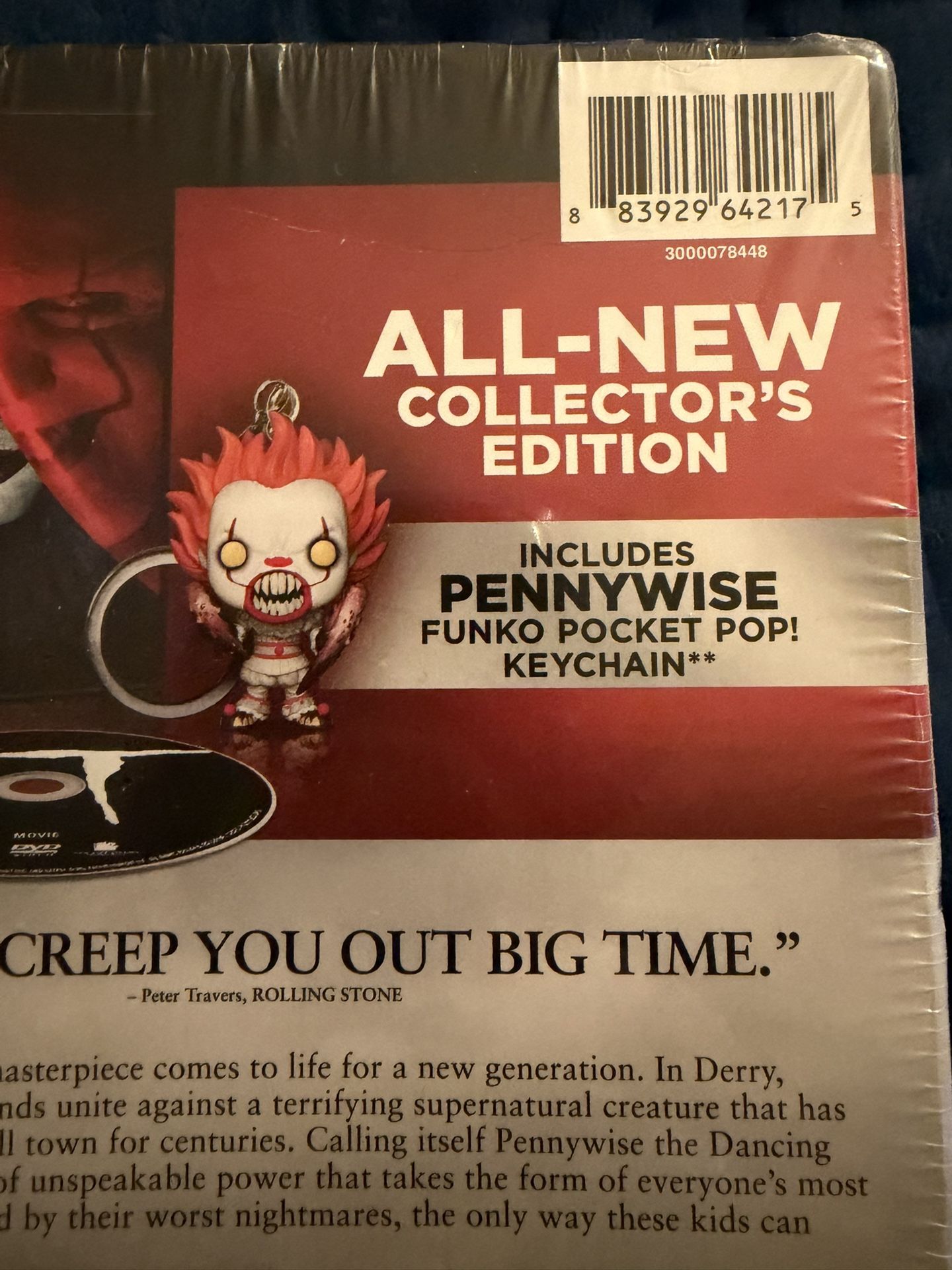 IT 2017 Collector's Edition DVD Gift Set w/ Pennywise Funko Pop - photo 4