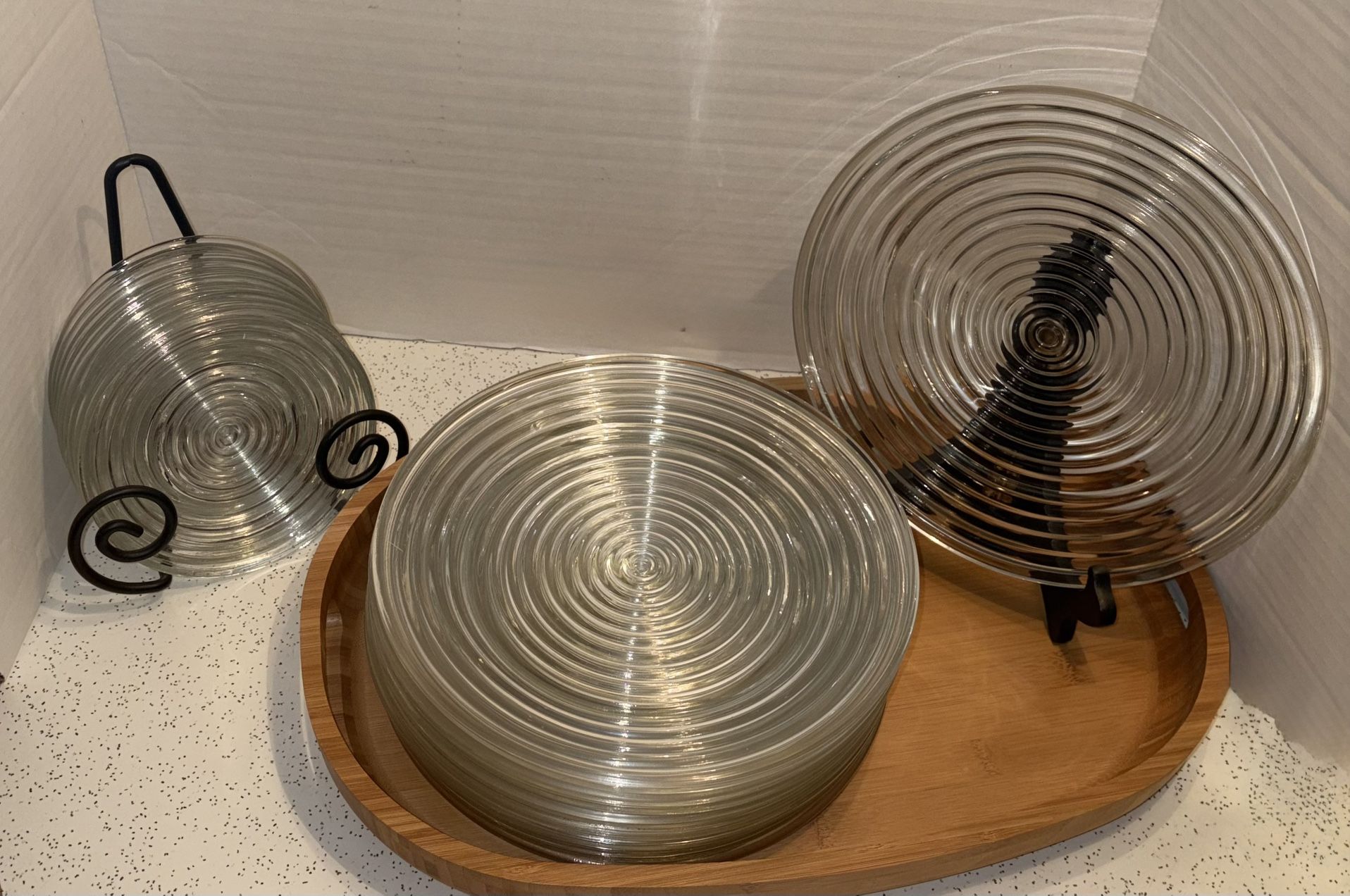 Anchor Hocking Manhattan Park Avenue Dinner & Salad Plates (20 p