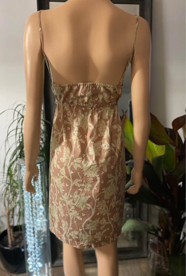 NWT Tysa Taupe Cotton Spaghetti Strap Sundress (Size 3) 902 - photo 5