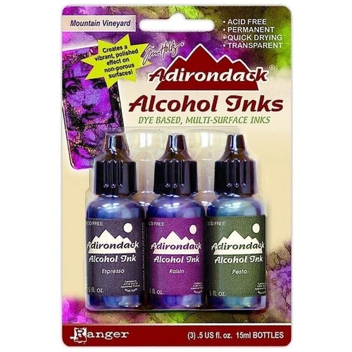 Ranger Adirondack Alcohol Ink .5oz, 3-Pack, Mountain Vineyard, E - photo 2