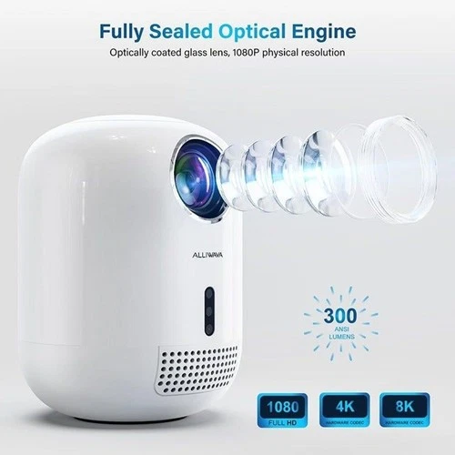 Portable Mini Projector with 5G WiFi & Bluetooth - photo 4
