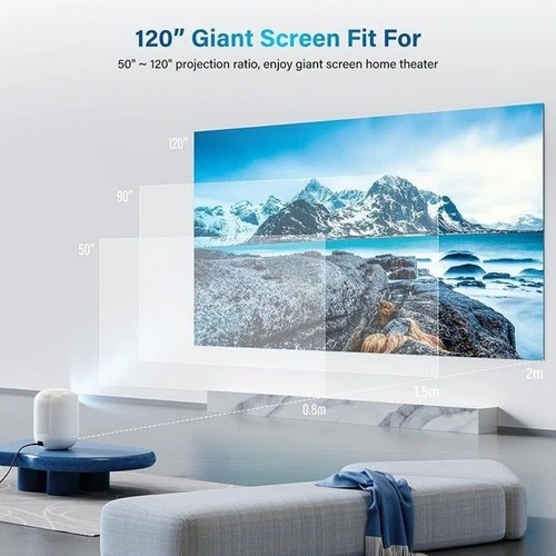 Portable Mini Projector with 5G WiFi & Bluetooth - photo 5