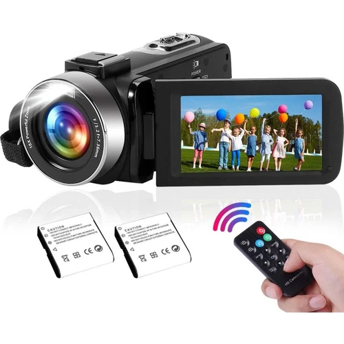 AteEco 2.7K Video Camera Camcorder 42MP Flip Screen - photo 2