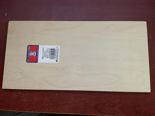 Midwest Products 5125 Birch Plywood 3/16 x 6 x 12-Inch