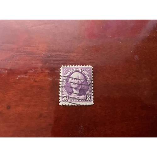 1932 US 3 Cent George Washington Stamp - Purple