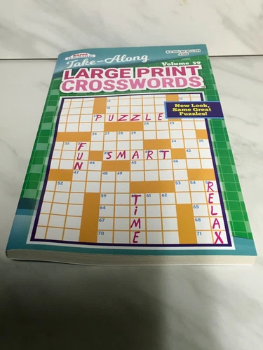 Kappa Take-a-Long Large Print Crosswords Volume 59