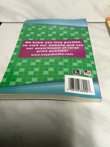 Kappa Take-a-Long Large Print Crosswords Volume 59 - photo 2