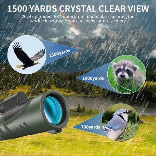 2024 HD Monocular Telescope w/ Smartphone Adapter - photo 5