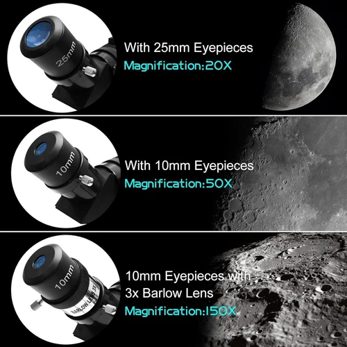 ABOTEC Telescope, 80mm Aperture Telescopes for Adults & Kids