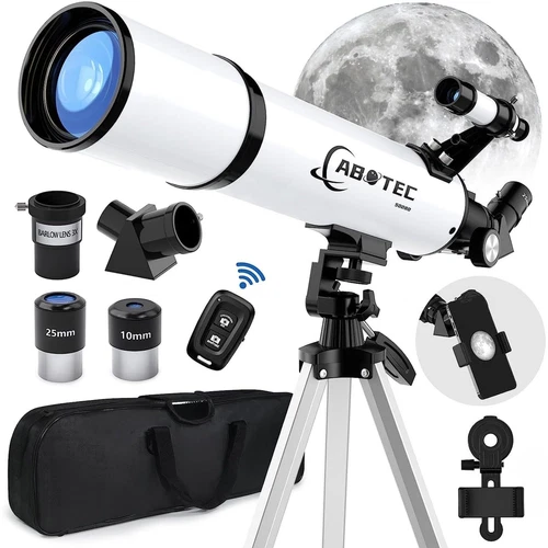 ABOTEC Telescope, 80mm Aperture Telescopes for Adults & Kids - photo 2