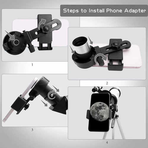 ABOTEC Telescope, 80mm Aperture Telescopes for Adults & Kids - photo 5