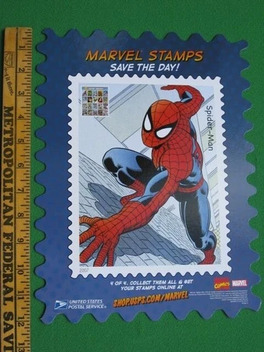 USPS 2007 Marvel Superheroes Stamp Posters Set of 4 - photo 2