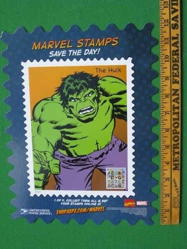 USPS 2007 Marvel Superheroes Stamp Posters Set of 4 - photo 3