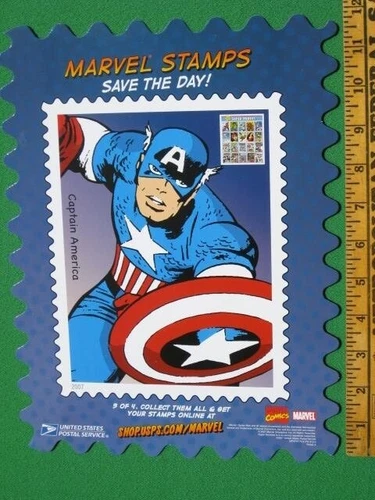 USPS 2007 Marvel Superheroes Stamp Posters Set of 4 - photo 4