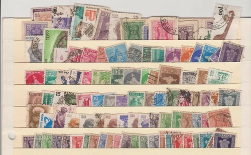 100 India Used Postage Stamp Lot - photo 2