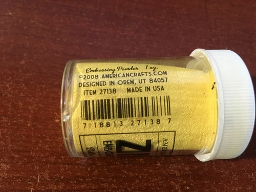 ZING! Embossing Powder - Butter, 1oz, New - photo 2