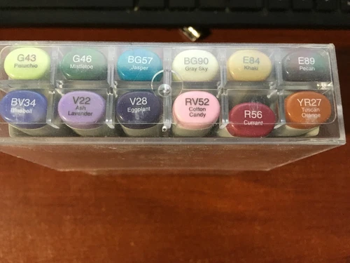 Copic Markers 12-Piece Sketch EX-6 Colors Set - photo 3