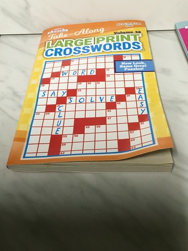 Kappa Take-a-Long Large Print Crosswords Volume 58