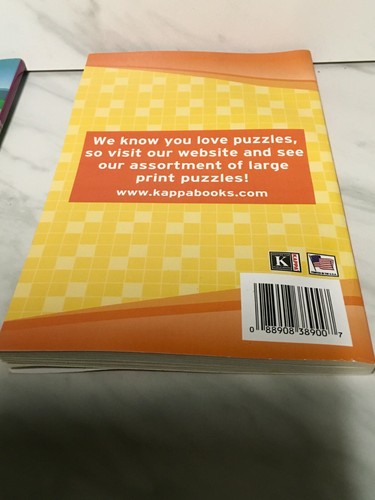 Kappa Take-a-Long Large Print Crosswords Volume 58 - photo 2